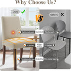 Dining Chairs Set of 6, Modern Dining Room Chairs - Image 6