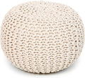 · REDEARTH · Round Pouf Ottoman by REDEARTH
