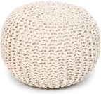 · REDEARTH · Round Pouf Ottoman by REDEARTH