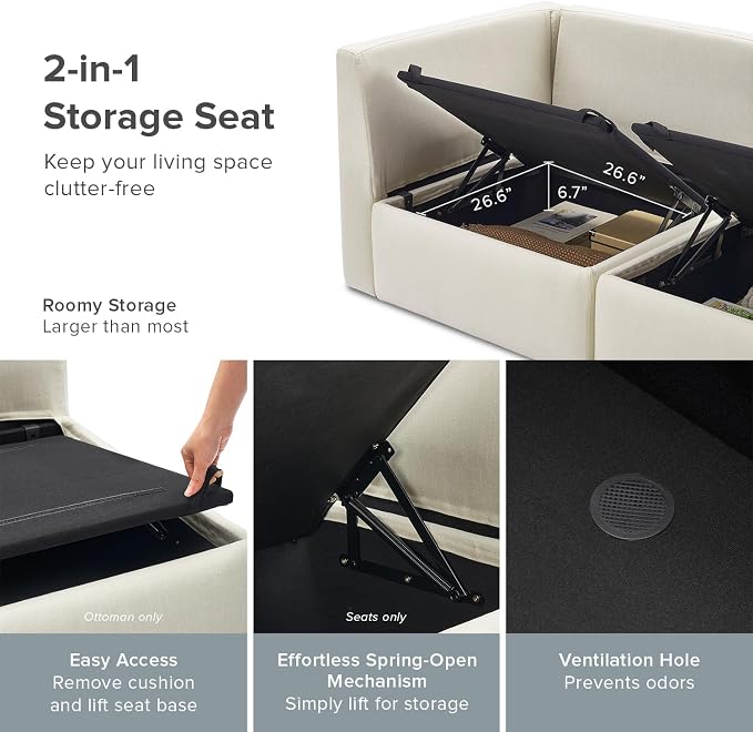 mopio Oversized Modular Sectional Sofa - Image 6