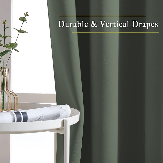NICETOWN Blackout Curtains for Sliding Glass Door, Grommet Thermal Window - Image 5
