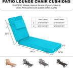 Chaise Lounge Cushions Outdoor 80x26x6 Inch, Fade Resistant 6'' Thicken Outdoor - Image 3