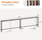 SUPERJARE 102.3 Inch Sofa Table - Image 3