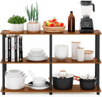 Furinno TURN-N-TUBE Storage Shelves, 3-Tier 47.4 Wide Book Shelf, Corner Shelf - Image 4