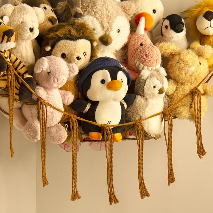mirolam Stuffed Animal Hammock-Large Stuffed Animal Net - Image 4