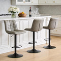 FIRAVOE Swivel Bar Stools Set of 3, Modern Adjustable Bar Stools by FIRAVOE
