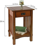 HOMES: Inside + Out ioHomes Widener Cottage Style Side Table - Image 3