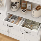 HOSTACK 71“ Tall Kitchen Pantry Storage Cabinet, Modern Kitchen Hutch Bar - Image 7