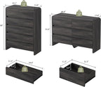 Modern 4-Piece Bedroom Furniture Set - Image 2