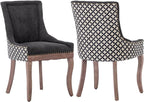 Modern Dining Chairs Set of 2, High Back Dining Chairs Side Chairs by MZDOO