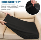 Water Repellent Couch Cushion Cover Loveseat Cover, Stretch Sectional Sofa Seat - Image 6