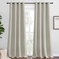 NICETOWN Natural Room Darkening Curtains 108" Long by NICETOWN