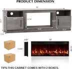 Lemberi Fireplace tv Stand - Image 2
