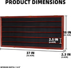DisplayGifts Block Toy Minifigures Miniatures Display Case Frame Wall Cabinet - Image 2