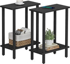 TUTOTAK Small Side Table, Narrow End Table, Skinny Sofa Table, Slim Nightstand by ChoosetutotakFurnitureBuildYourCozyHome