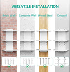 WALI Floating TV Shelf, 3 Tier Projector Shelf - Image 7