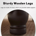 30-Inch Round Storage Ottoman, Button Tufted Ottoman Coffee Table - Image 5