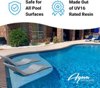 Aqua Outdoors - in-Pool Chaise Lounger - Inside Pool & Sun Shelf Lounge Chair - - Image 6