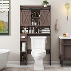 Vabches Over The Toilet Storage Cabinet, Farmhouse Storage Cabinet Over Toilet - Image 5