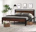 SHA CERLIN 14 Inch King Size Metal Platform Bed Frame by SHACERLIN