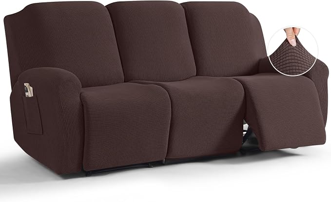 TAOCOCO Recliner Sofa Covers 8-Pieces Stretch Large Couch Covers by TAOCOCO