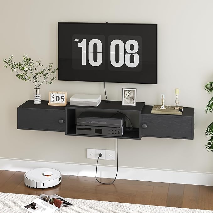 HOOBRO 55" Floating TV Stand - Image 3