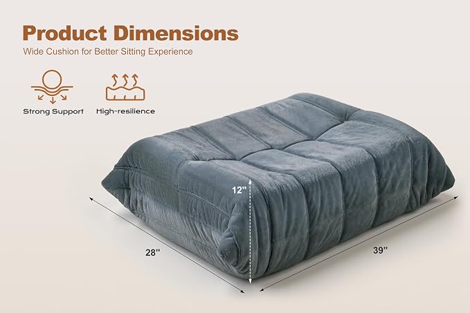 Bean Bag Pouf Ottoman, Foot Stool, Foot Rest - Image 2