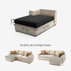 Hokway Stretch Chaise Cover Individual Couch Cushion Slipcovers Reversible - Image 3