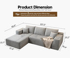 107.5" Cloud Modular Sectional Sofa Couch - Image 2