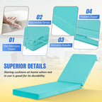 Basic Beyond Chaise Lounge Cushions Outdoor, 3-Layer Waterproof Outdoor - Image 3