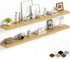 Fun Memories 67Inch Long Floating Shelves, 8 Inch Deep Shelves by FunMemories