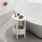 Vagusicc Round Side Table End Table - Image 4