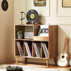 LELELINKY Large Record Player Stand, Turntable Stand by LELELINKY