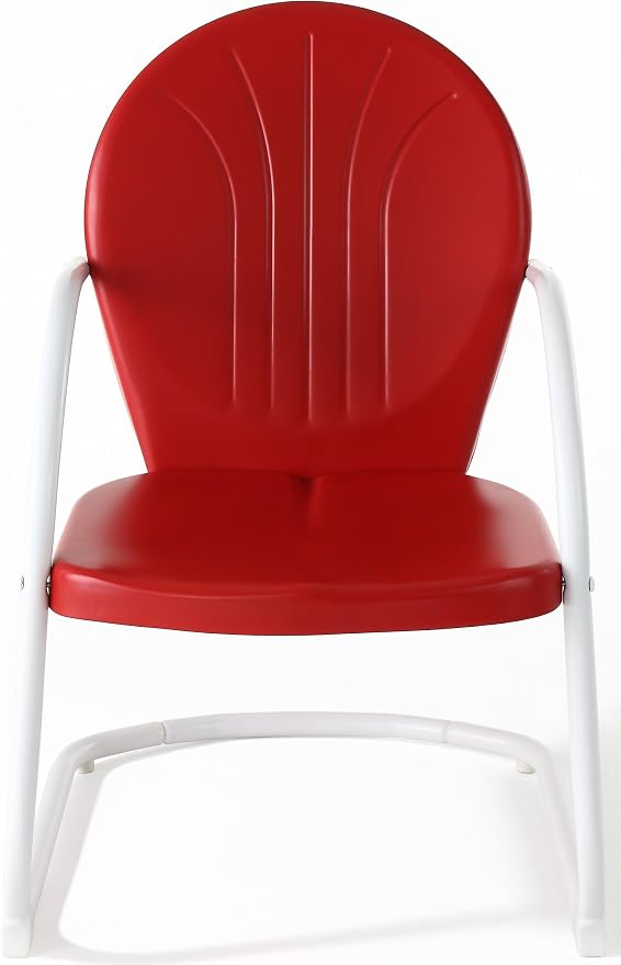 Crosley Furniture Griffith Outdoor Chair, Retro Metal Patio Chairs - Image 4