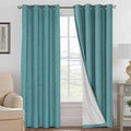 H.VERSAILTEX Linen Curtains 100% Blackout Curtains by HVERSAILTEX