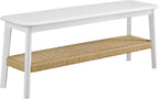 Alaterre Furniture Calais 48 Inch Solid Wood Entryway Bench - Image 8
