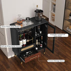 ARTPOWER Modern Coffee Bar Cabinet - Image 6