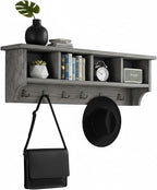 Alaterre Furniture Pomona Entryway Coat Rack – Rustic Farmhouse 48-Inch - Image 7