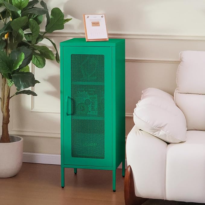 Slim Metal Storage Cabinet - Image 4