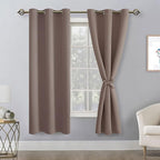 Blackout Curtains for Bedroom, 42 x 63 Inches Length, 2 Panels | Thermal - Image 8