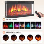 98" Farmhouse TV Stand with 36" Fireplace - Image 5