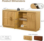 67'' Modern TV Stand for TVs up to 75'', Long Media Console - Image 2