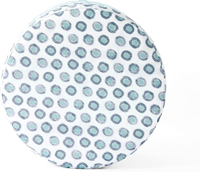HomePop Upholstered Round Storage Ottoman|Homepop Home Décor|Upholstered Round - Image 8