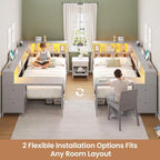 DICTAC Twin Corner Bed Frame - Image 9