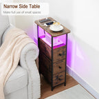 LOAKEKEL Narrow End Table Living Room - Image 4