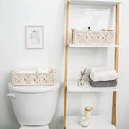Mkono Macrame Storage Baskets Boho Decor Box Handmade Woven Decorative - Image 2