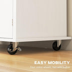 HOMCOM Kitchen Island Cart - Image 6