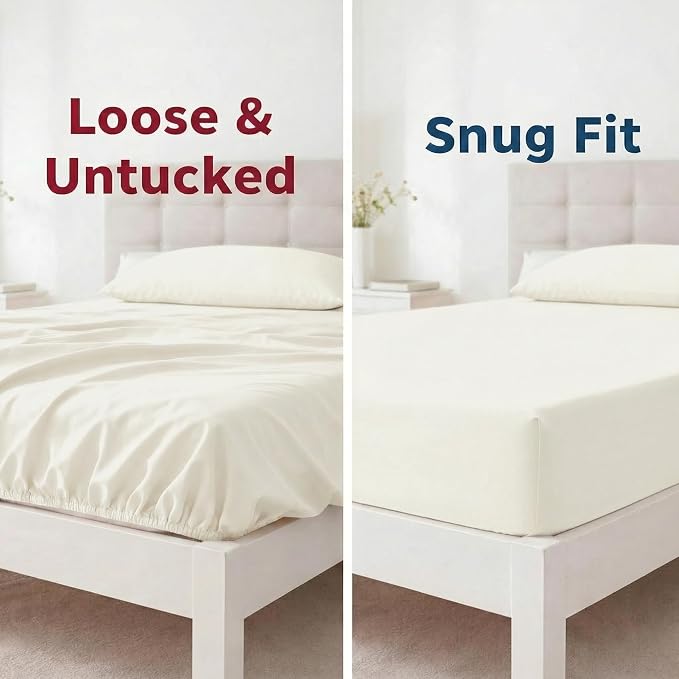 Stretchy Full Size Fitted Sheet - Image 3
