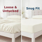 Stretchy Queen Fitted Sheet for 4 Inch Low Profile Mattress - Image 3