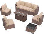 Aoxun 8 Piece Patio Furniture Set - Image 7
